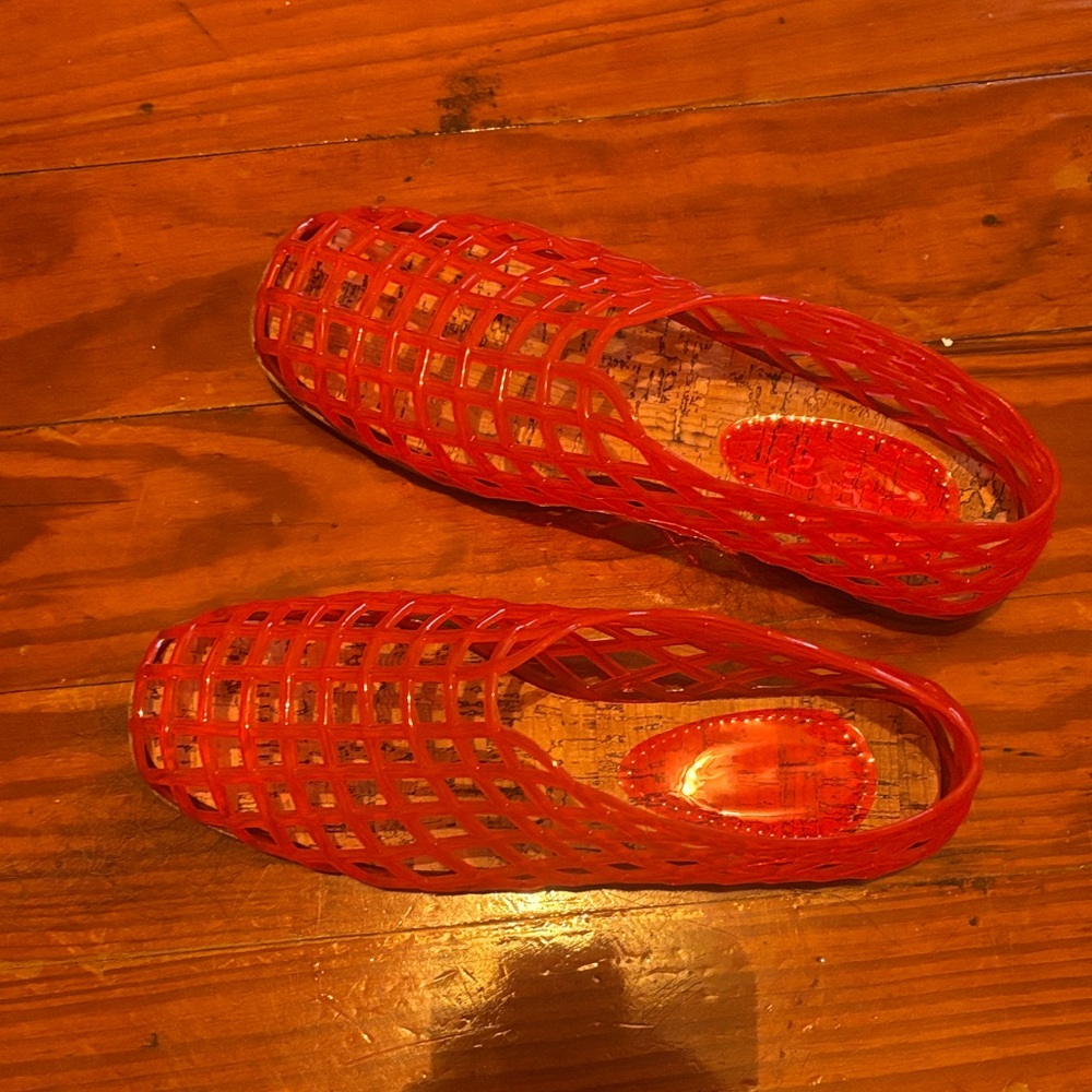Red Women's Mesh Shoes